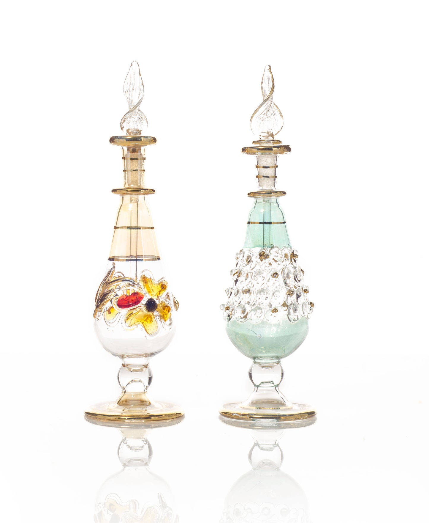 Egyptian glass perfume bottle, Model 33 — hand-blown wholesale from Cairo