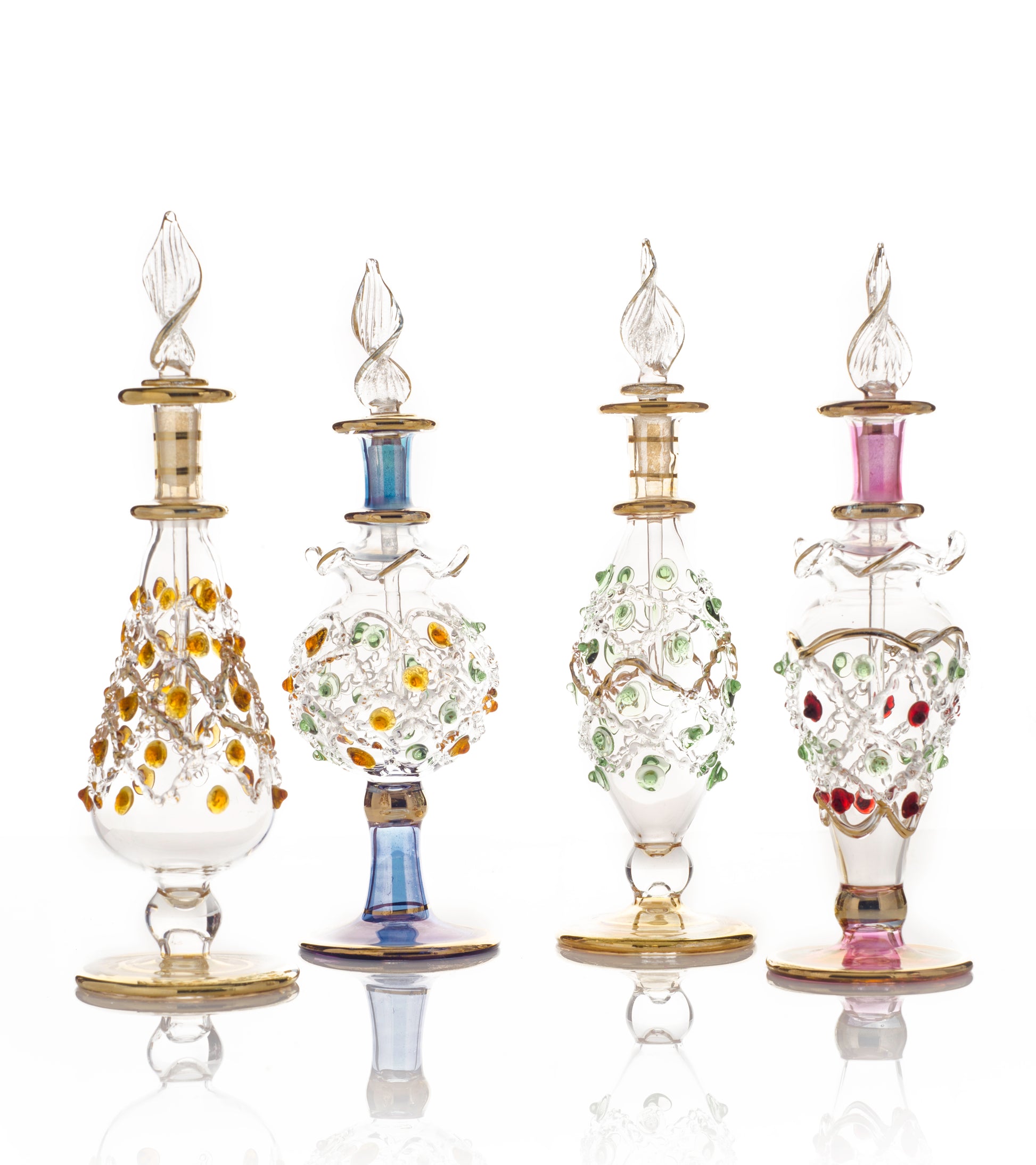 Egyptian glass perfume bottle, Model 35 — hand-blown wholesale from Cairo