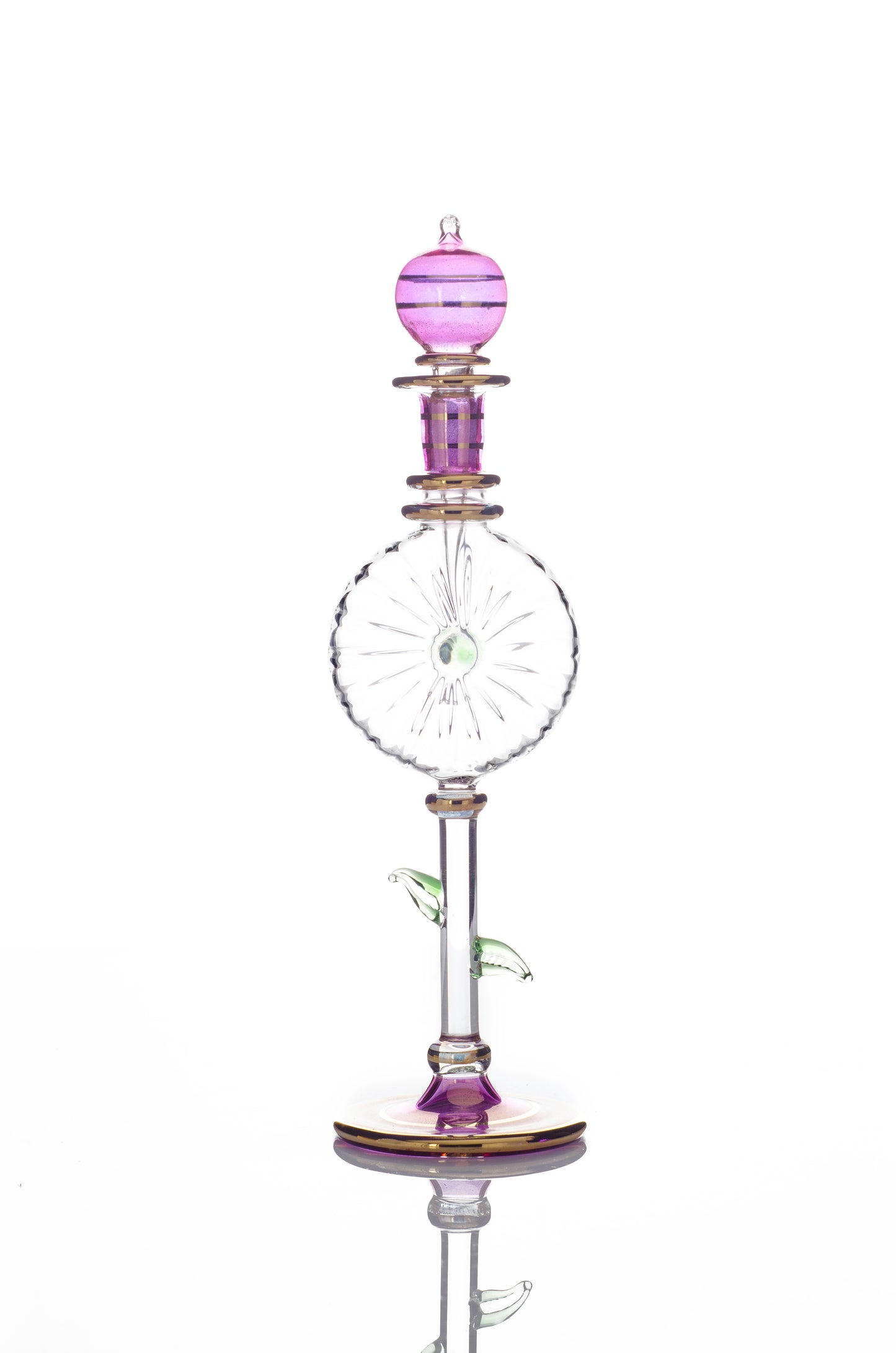 Egyptian glass perfume bottle, Model 36 — hand-blown wholesale from Cairo